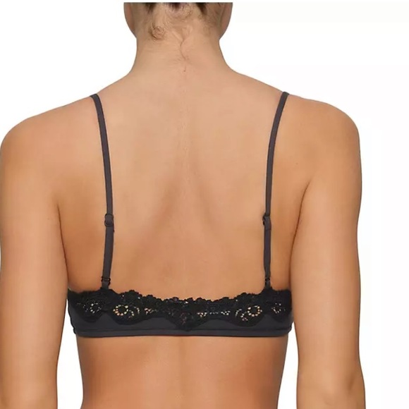 🖤SKIMS FITS EVERYBODY LACE SCOOP BRALETTE IN ONYX XXS XS S M L XL - Picture 5 of 6